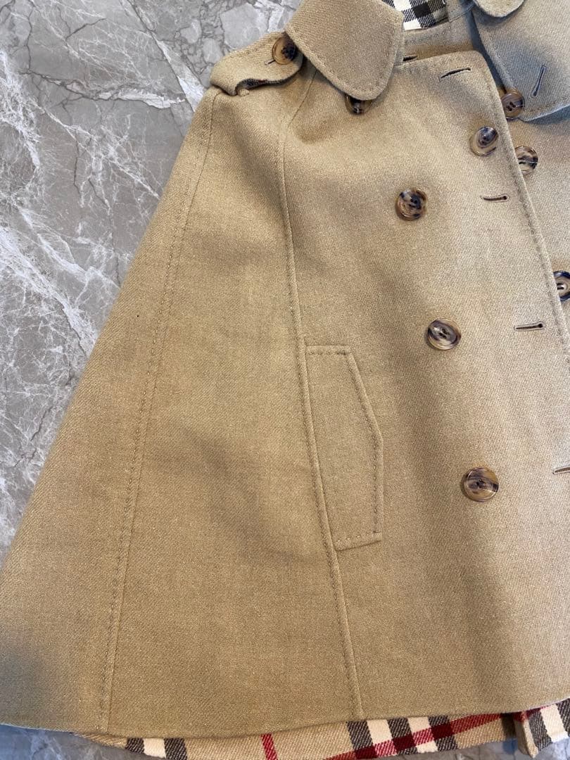 flim　Burberry ベージュ ケープコート