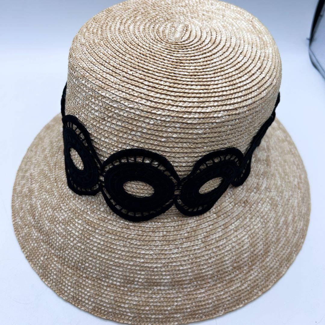 【新品】 UN3D. LACE HATハット 麦わら帽子 スローハット