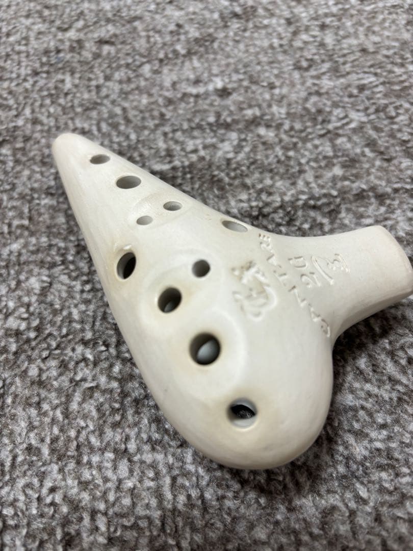 [希少]CANTATEオカリナEXシリーズcolors ホワイト　2G(SG管)