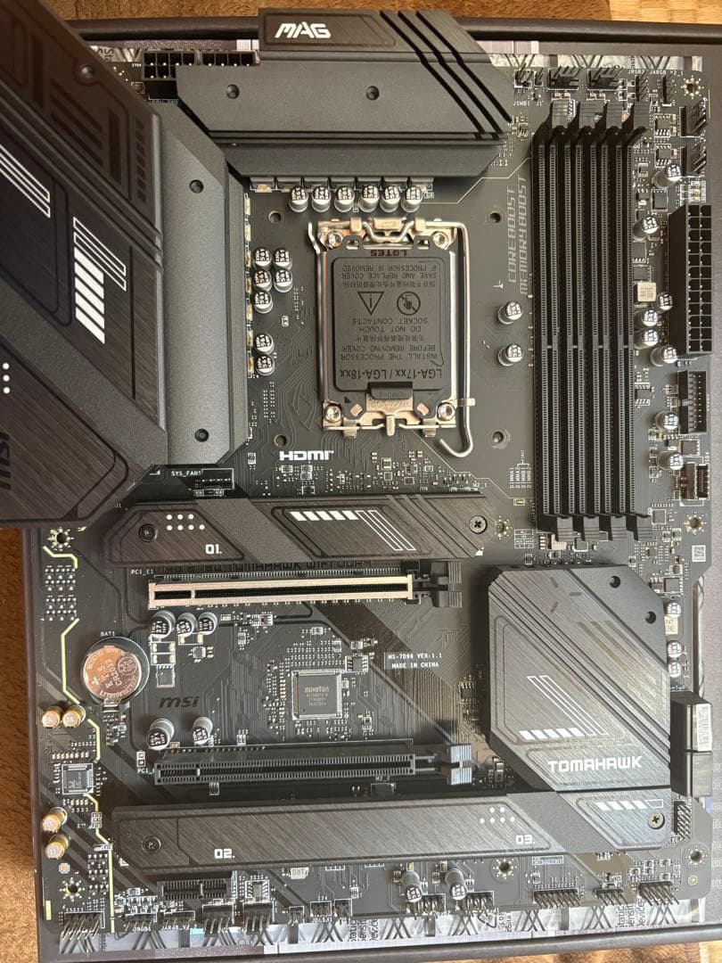 MSI B760 TOMAHAWK WIFI DDR4 最新BIOS済