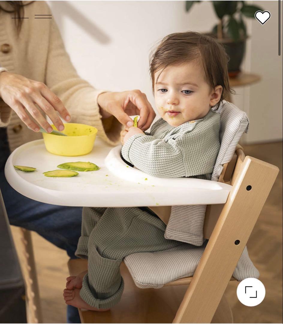 新品未使用！STOKKE トリップトラップトレイ　ストームグレー