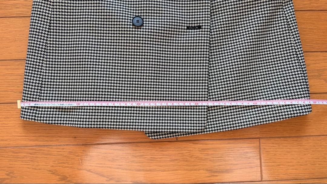 23区　ガンクラブチェック　ストレッチジャケット