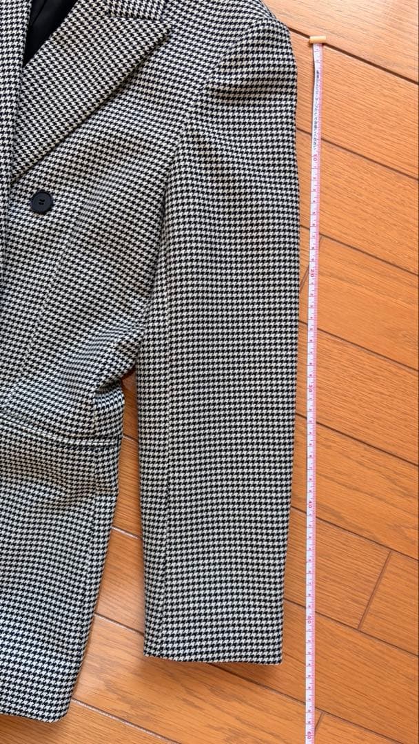 23区　ガンクラブチェック　ストレッチジャケット