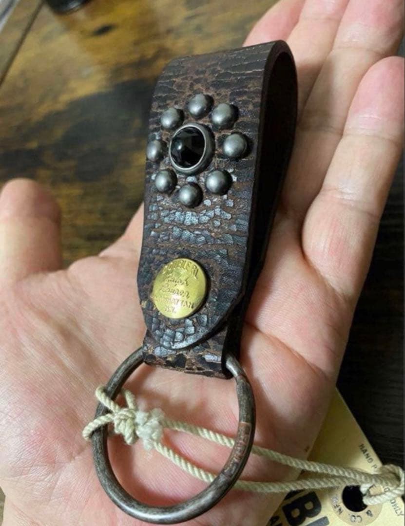 ★RRL★新品未使用★スタッズキーホルダーリング★廃盤★ラルフrrl 生産中止