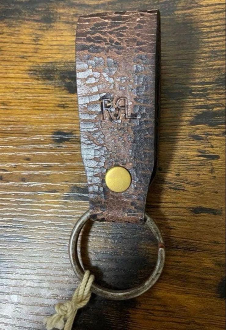 ★RRL★新品未使用★スタッズキーホルダーリング★廃盤★ラルフrrl 生産中止