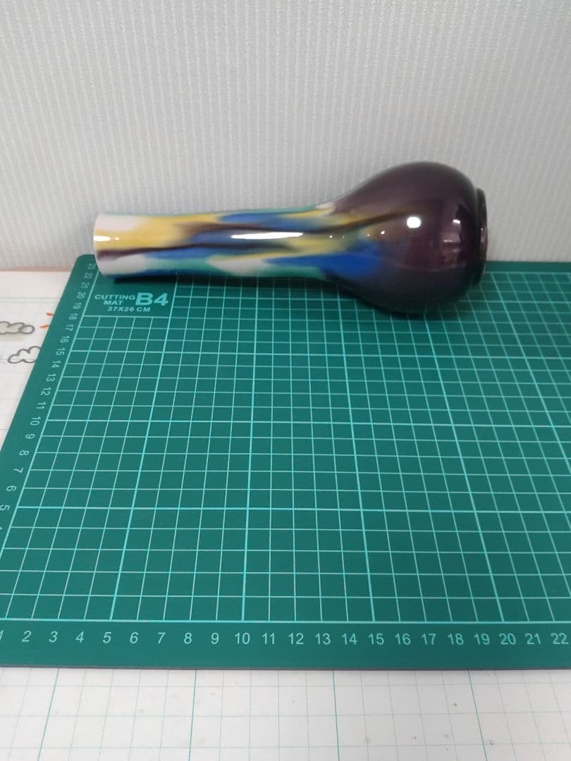 徳田八十吉 三代目　九谷焼 花入