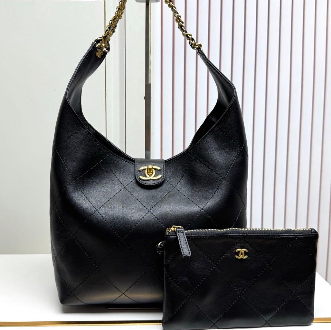 本革トートバッグ　ミニバッグ付き