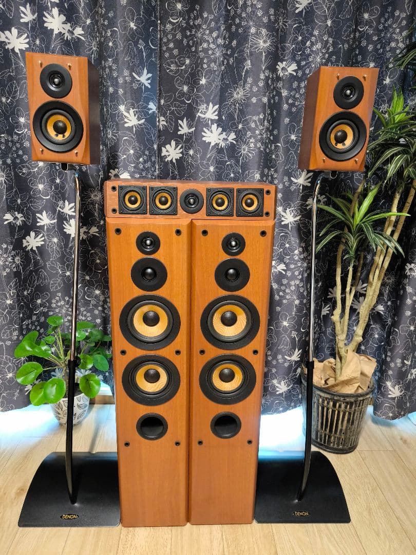 ウッド調 DENON ＣＳ-T33/ＳＣ-Ｃ33/ＳＣ-Ａ33サラウンドセット