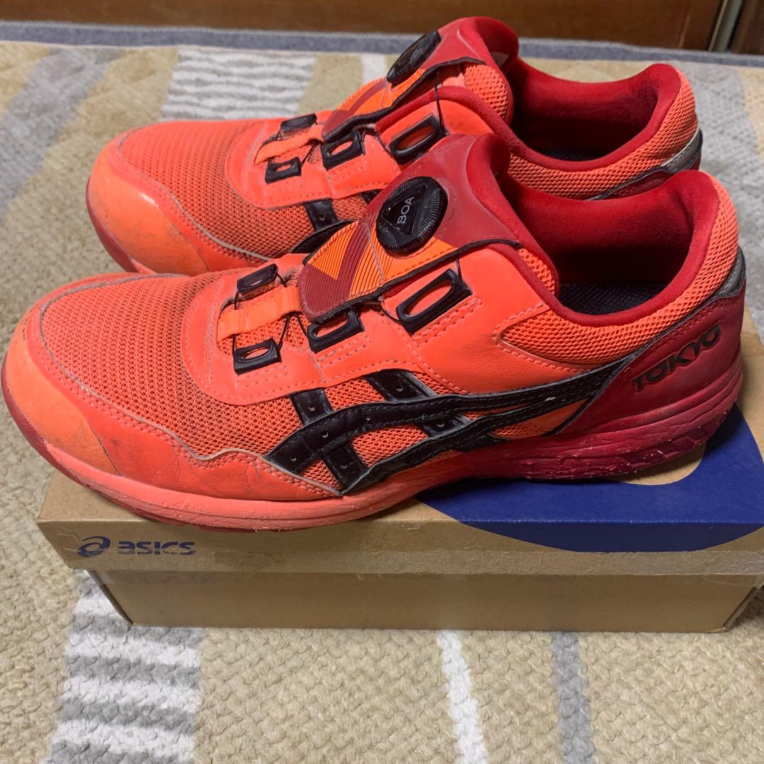 ASICS TOKYO 安全靴 オレンジ/ブラック
