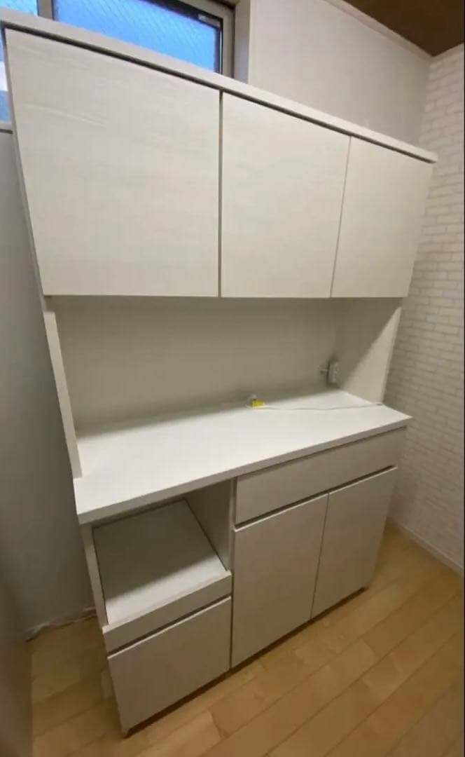 キッチンボード (120 WW)/ホワイトウォッシュ　色