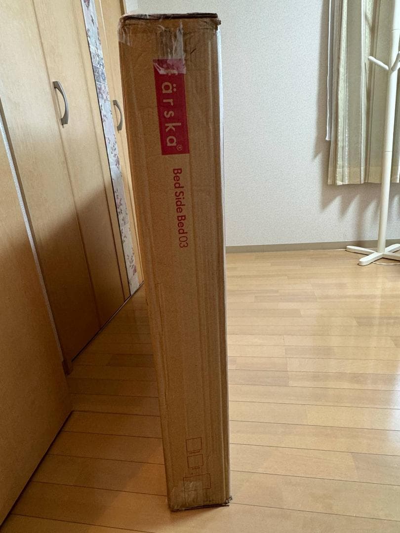 【大幅値下げ】【新品、未使用】ファルスカベッドサイドベッド03 ナチュラル