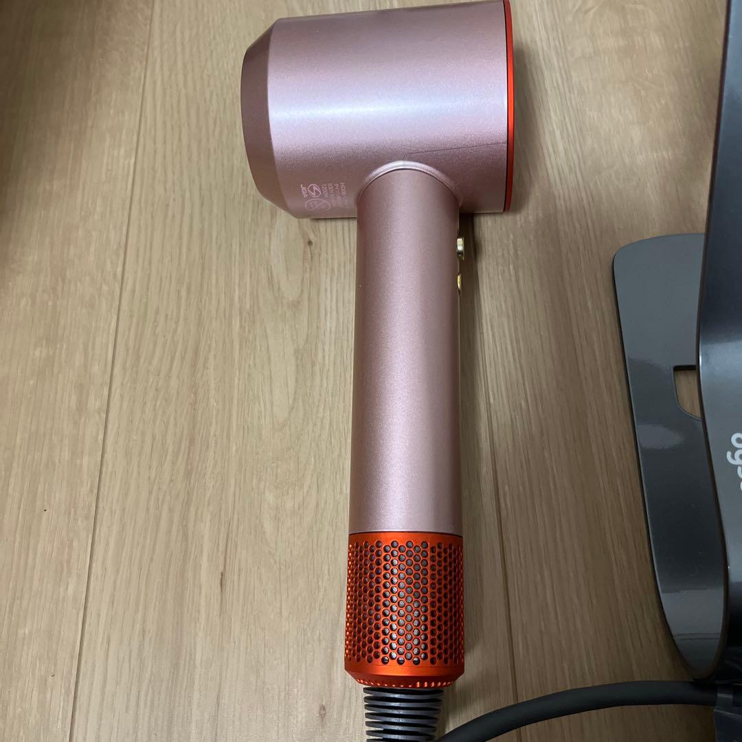 dyson ヘアドライヤー ローズゴールド スタンド付き