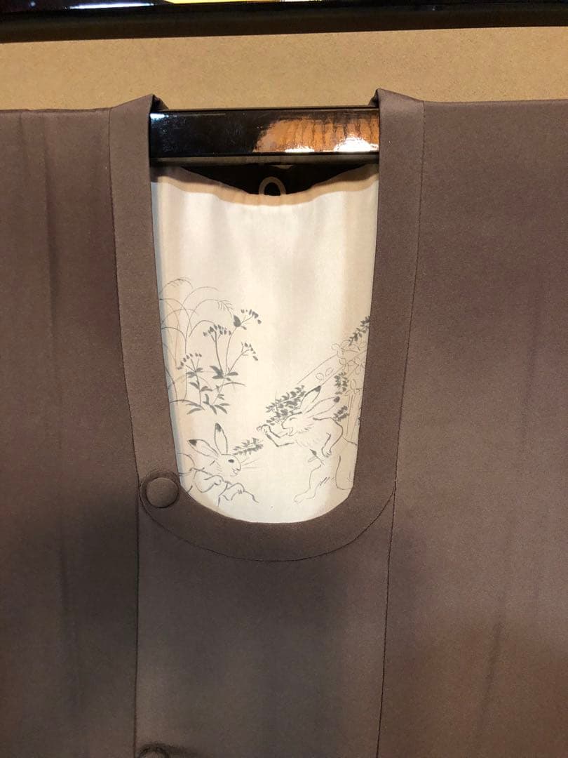 お値下げ致しました。道行コート　横段霞取 りボカシ 新古品　（お仕立上り・税込）