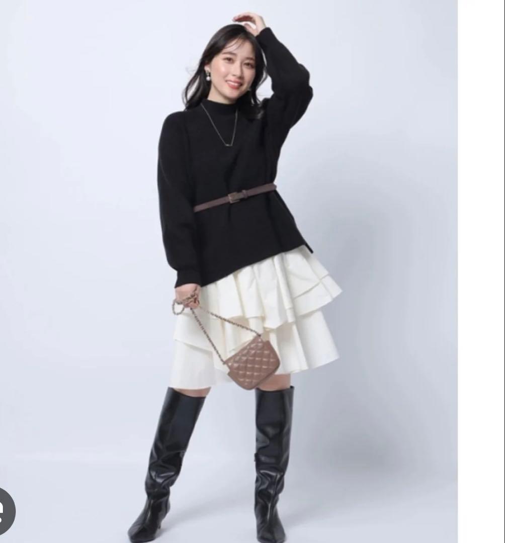 【新品】Apuweiser-riche イレヘムレイヤードミニワンピSET