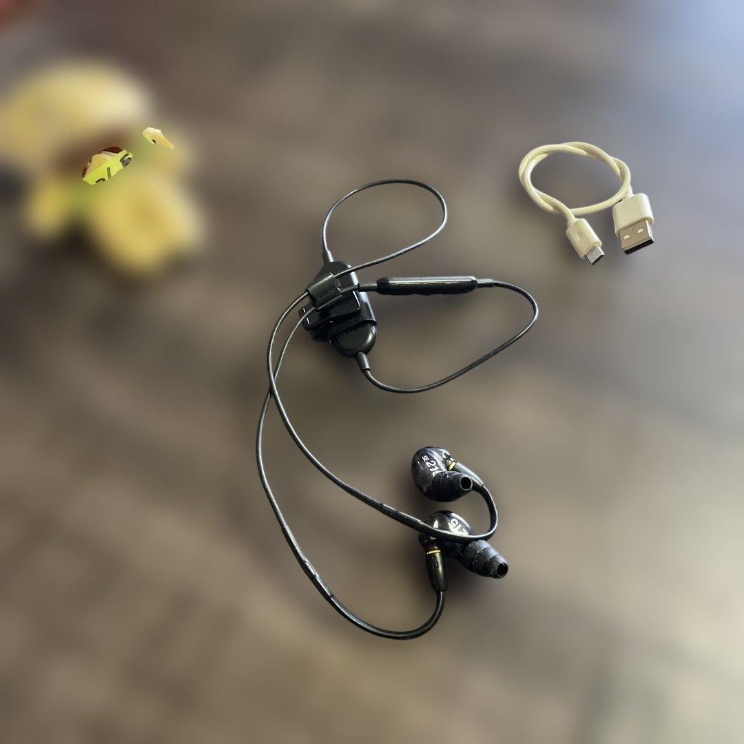 ⭐️⭐️⭐️⭐️SHURE ワイヤレスイヤホン ブラック・クリア