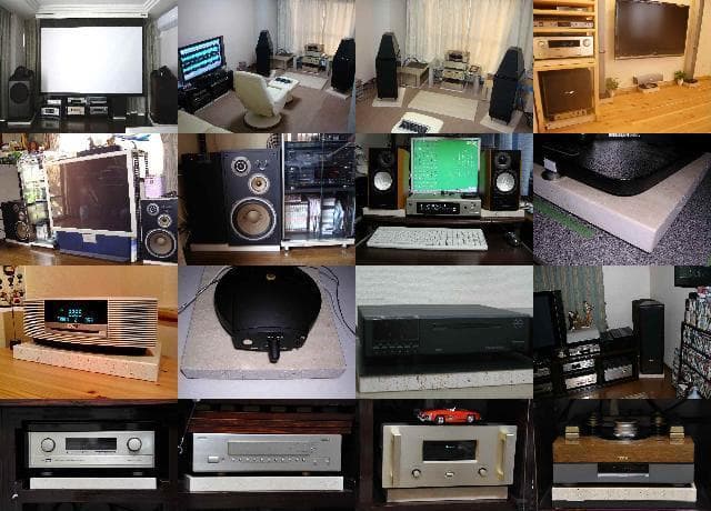 【char34】イタリア製大理石 『モカ』 特注オーディオボード　2枚