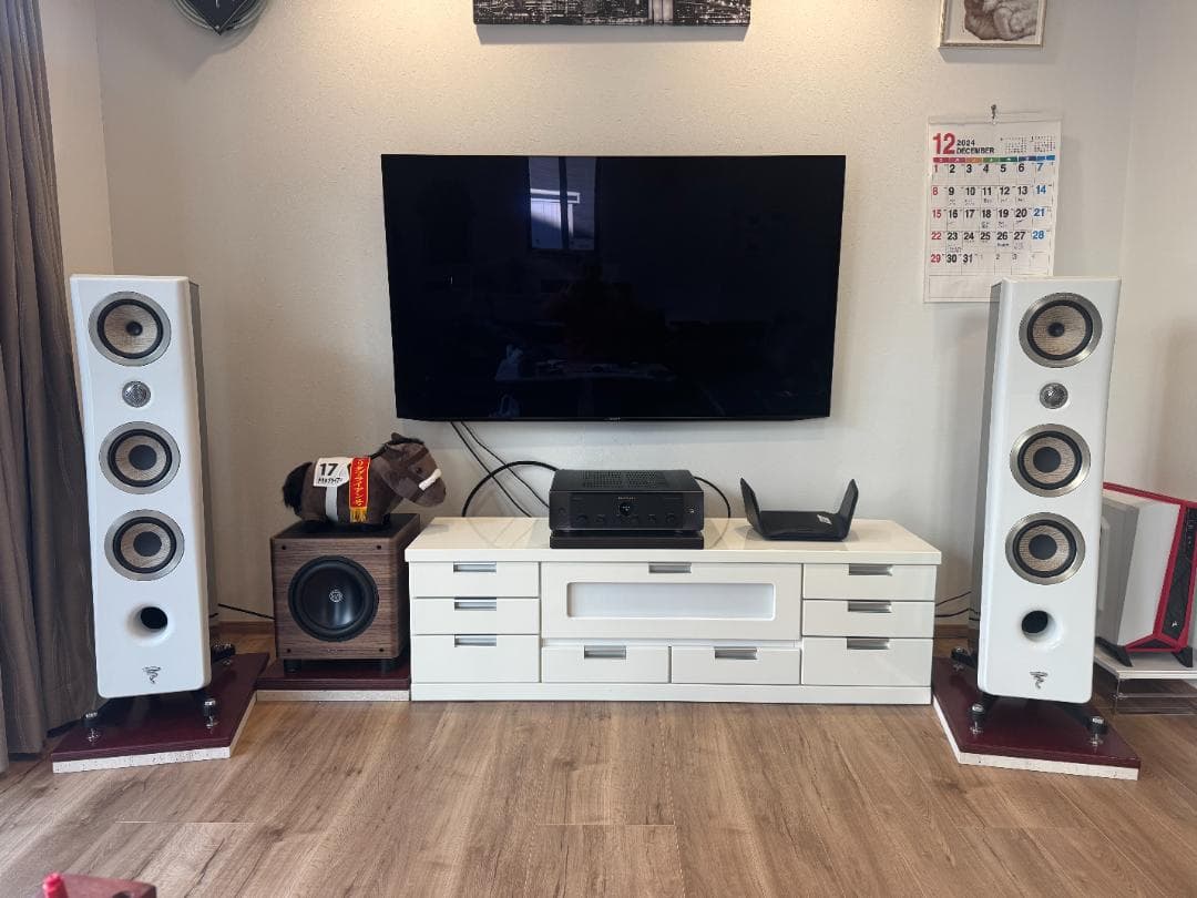 【char34】イタリア製大理石 『モカ』 特注オーディオボード　2枚