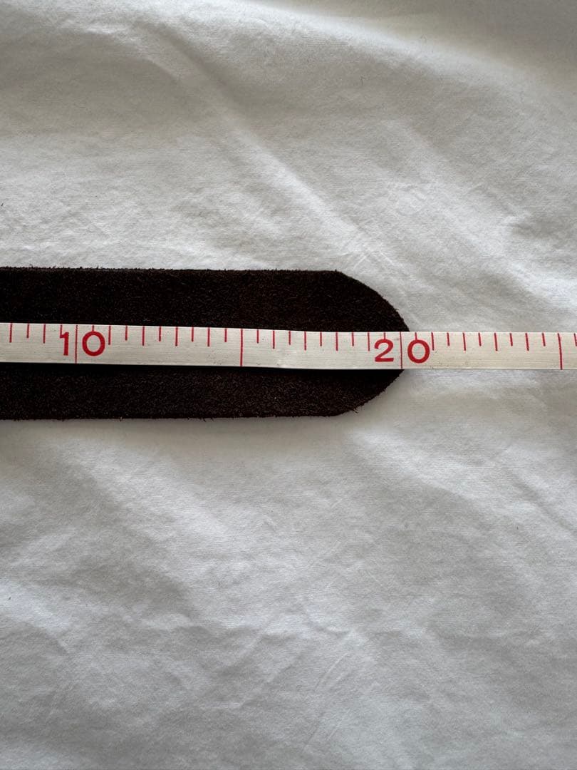 45r ダークブラウン レザー ベルト ラウンドバックル