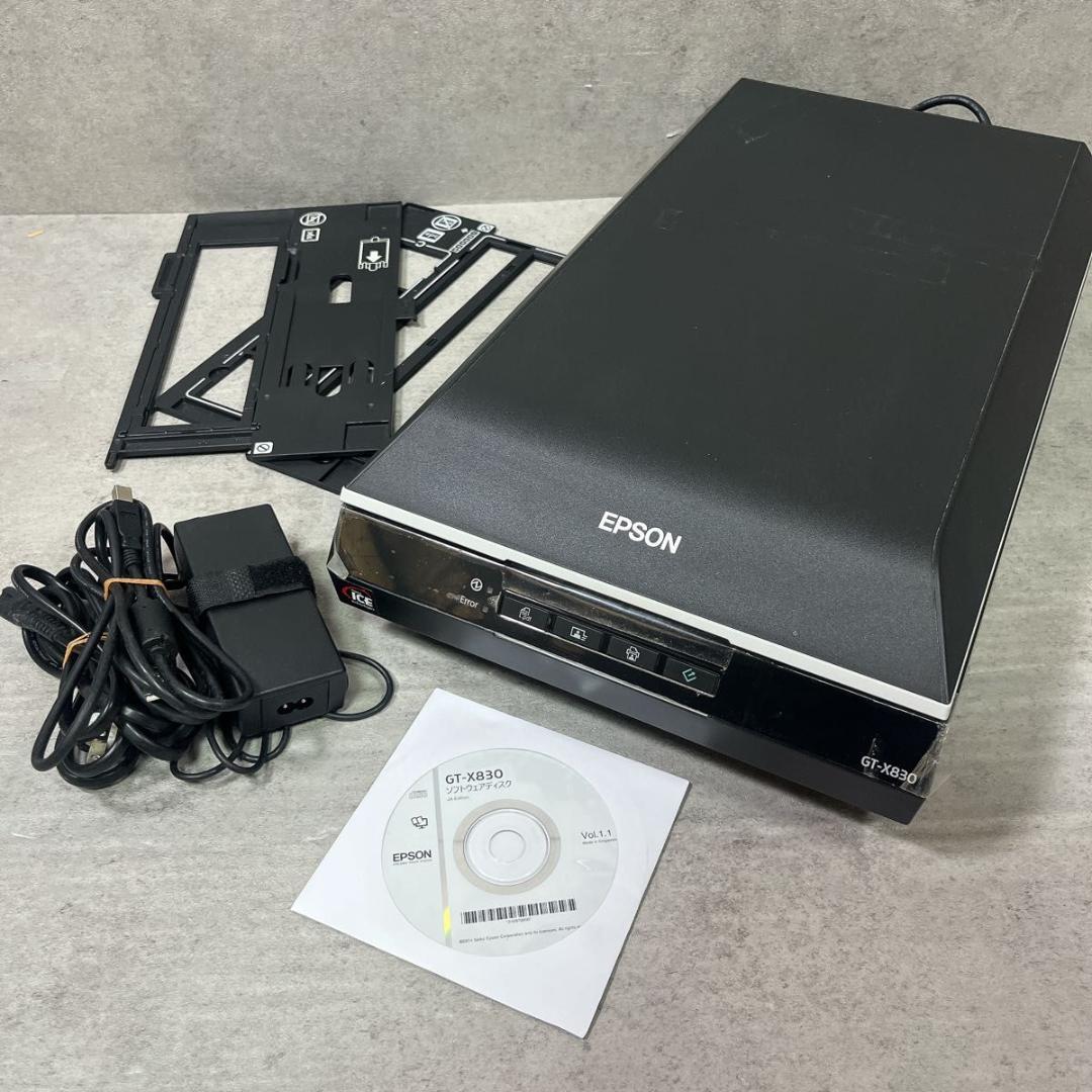 EPSON エプソン フラットベッドスキャナー GT-X830 動作OK