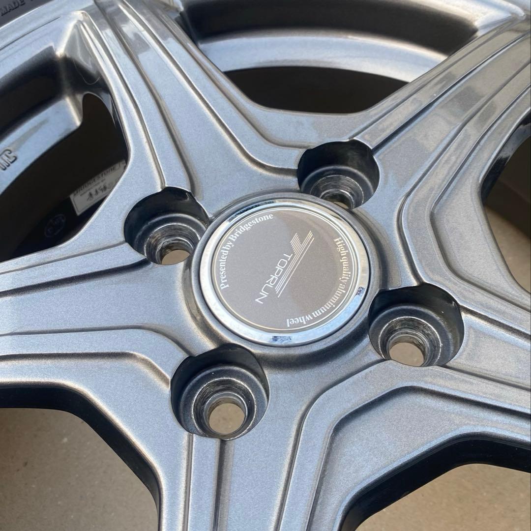 スタッドレスタイヤホイル付き155/65/R14、4本セット