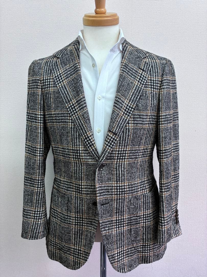 秋冬未使用品【リングヂャケットマイスター】×【フェルラ】アルパカ3BJK/46