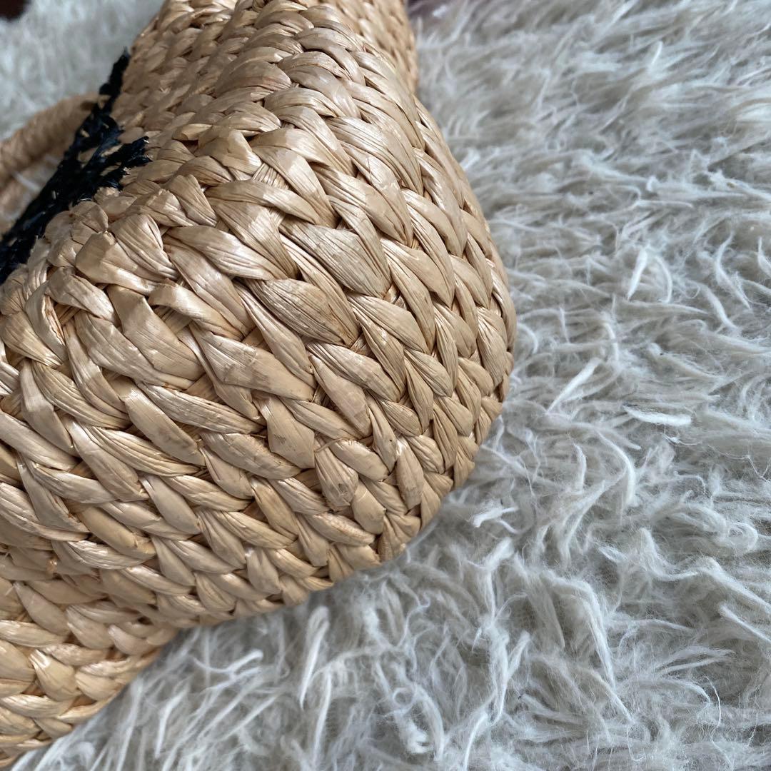 anpcANNA SUI 蝶刺繍 かごバッグ