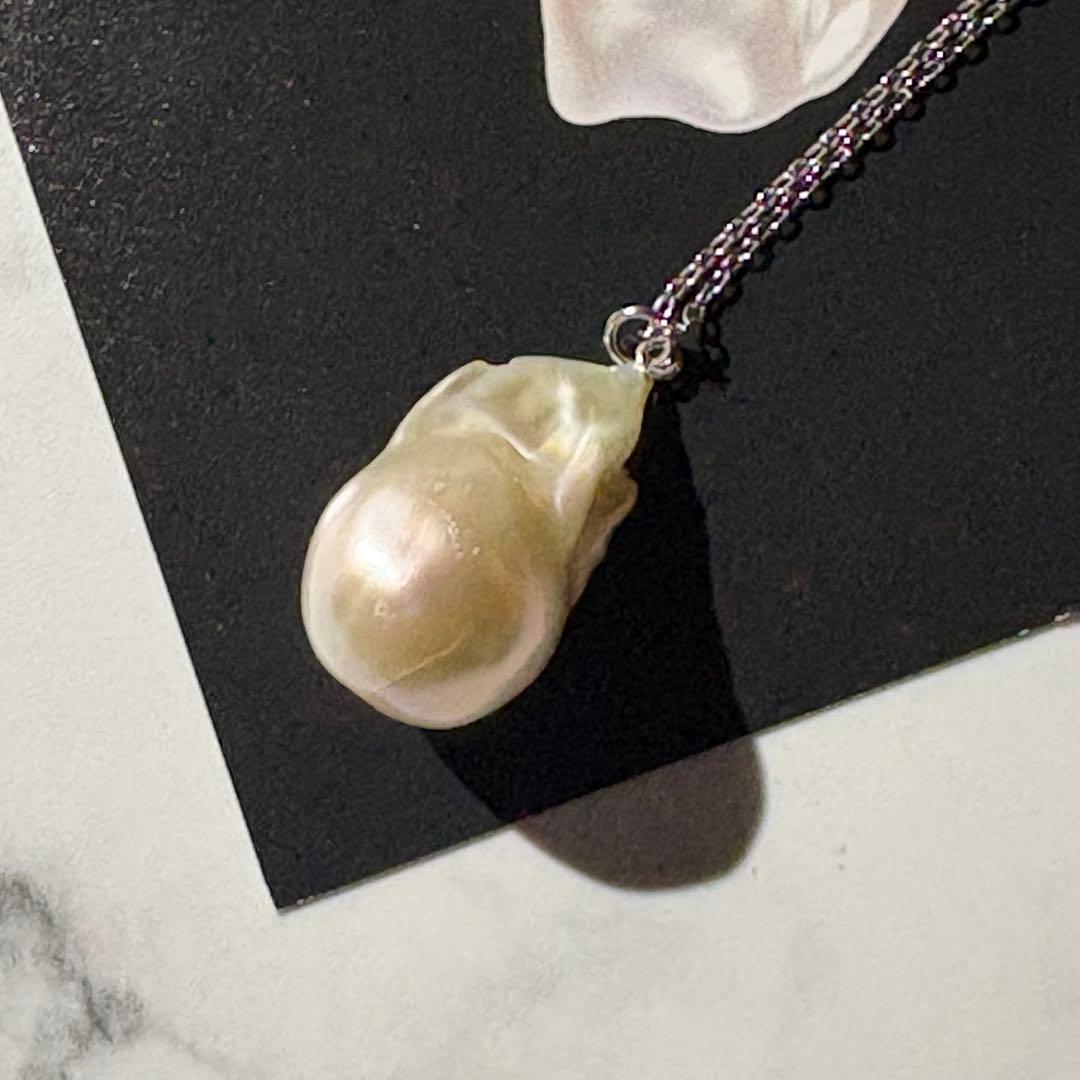 ま*つ様 新品状態　ラリカ　LARICA バロックパールネックレス　ロングネック