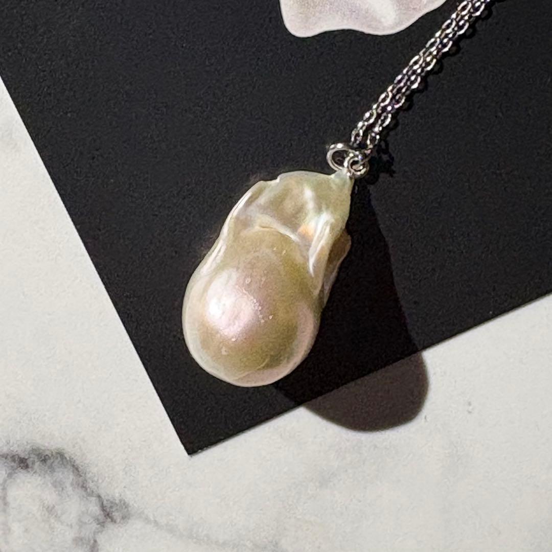 ま*つ様 新品状態　ラリカ　LARICA バロックパールネックレス　ロングネック