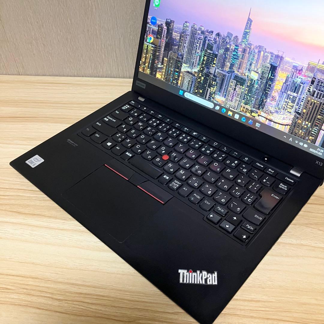 第10世代！Lenovo ThinkPad X13 i5 Windows11搭載