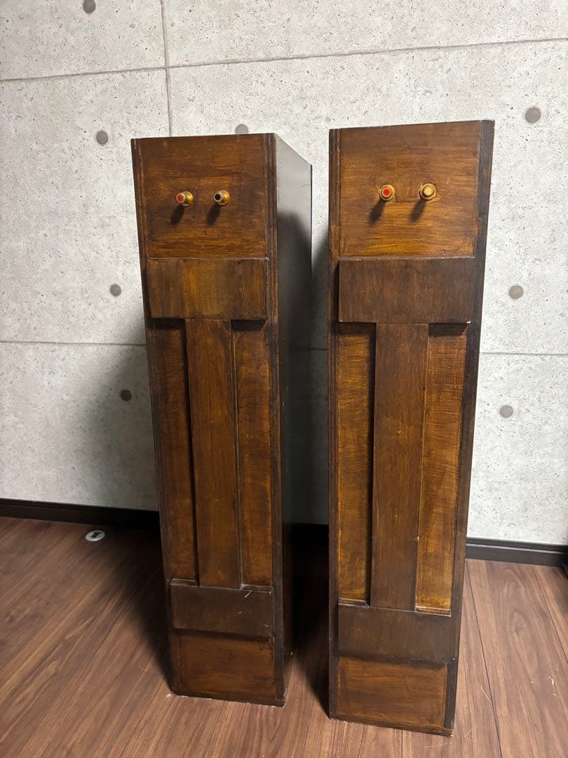 自作バックロードホーン FOSTEX FF 125k 2台セット　引き取り希望