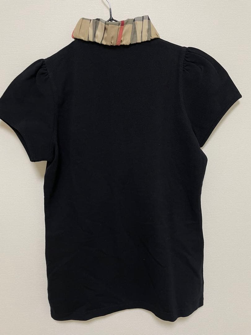 バーバリー黒ポロシャツタグ付き未使用