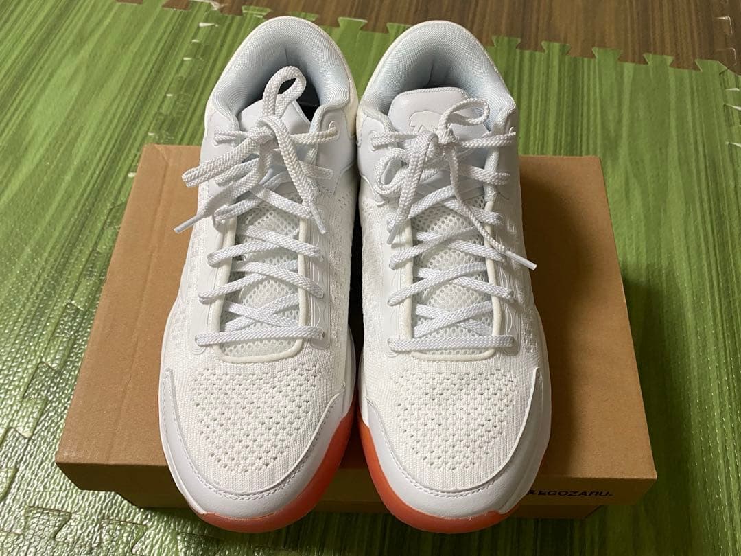 エゴザル　エゴブレイズ ホワイト×オレンジ　27cm