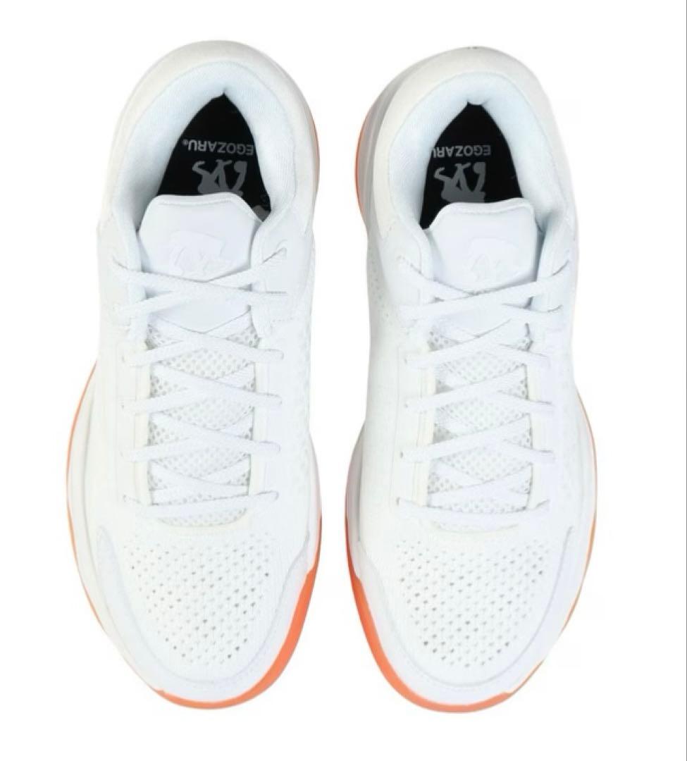 エゴザル　エゴブレイズ ホワイト×オレンジ　27cm