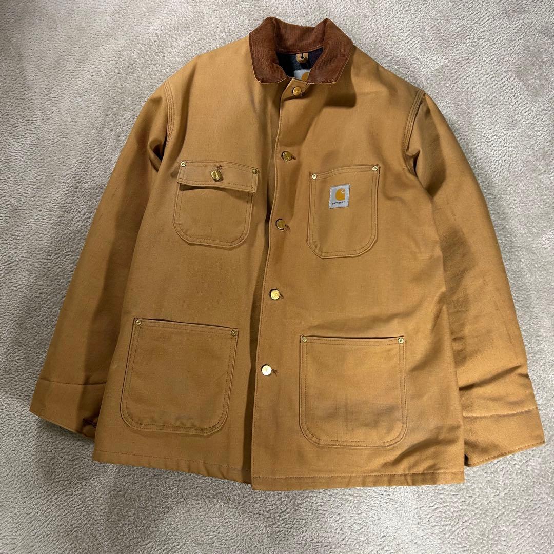 Carhartt ミシガンチョアコート　USA製　カバーオール　C01 38