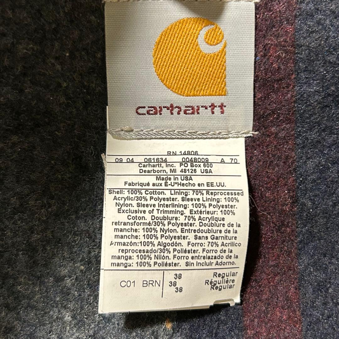 Carhartt ミシガンチョアコート　USA製　カバーオール　C01 38