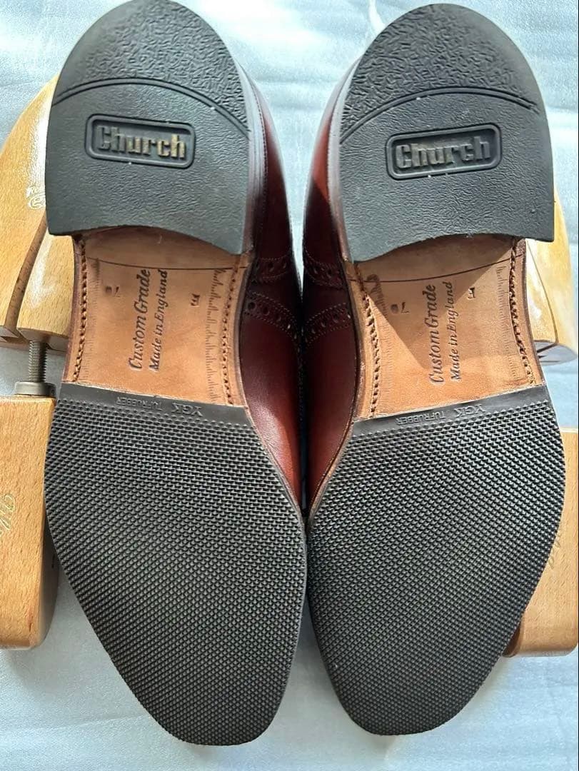 ◆美品◆旧Church Dipromat セミブローグシューズF70