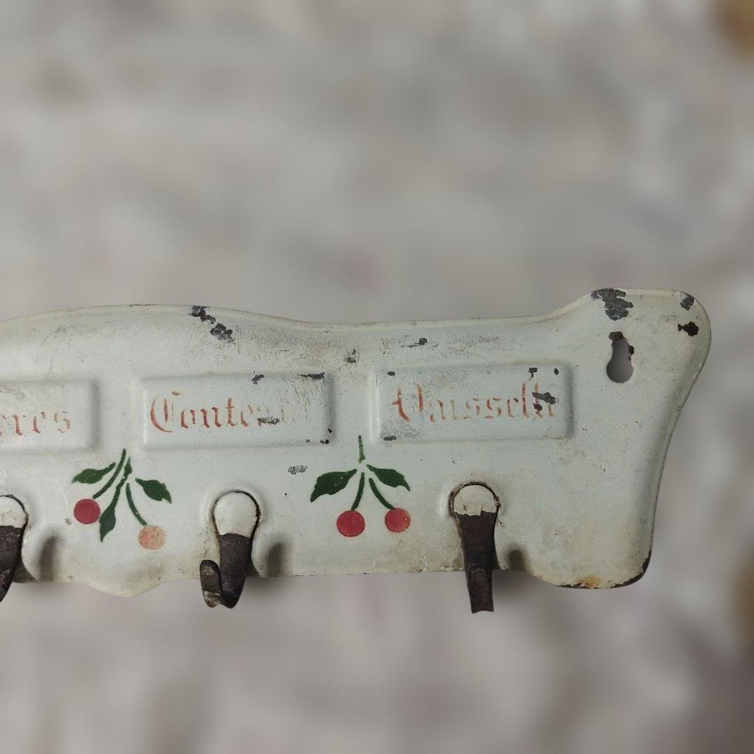 フランス　アンティーク　Porte Torchon