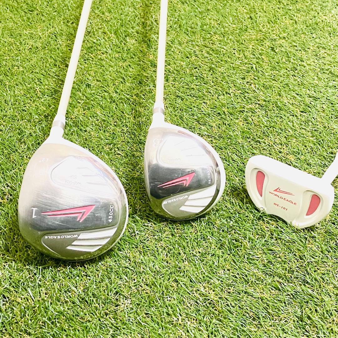 ワールドイーグル レディース ゴルフセット 女性用 可愛い かわいい 初心者用