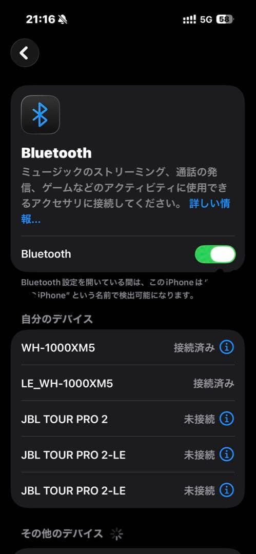 WH-1000XM5プラチナシルバー 純正ケース付き