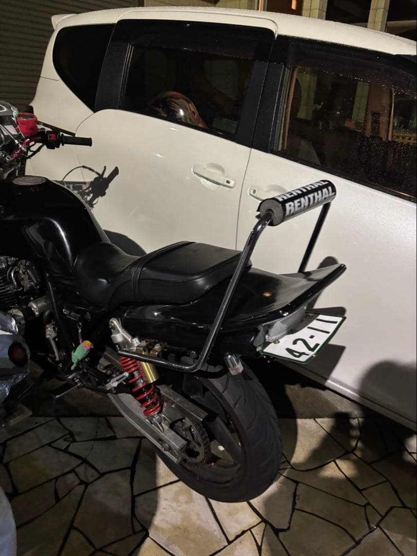 ロングタンデムバー　nc31ポン付け　レンサル