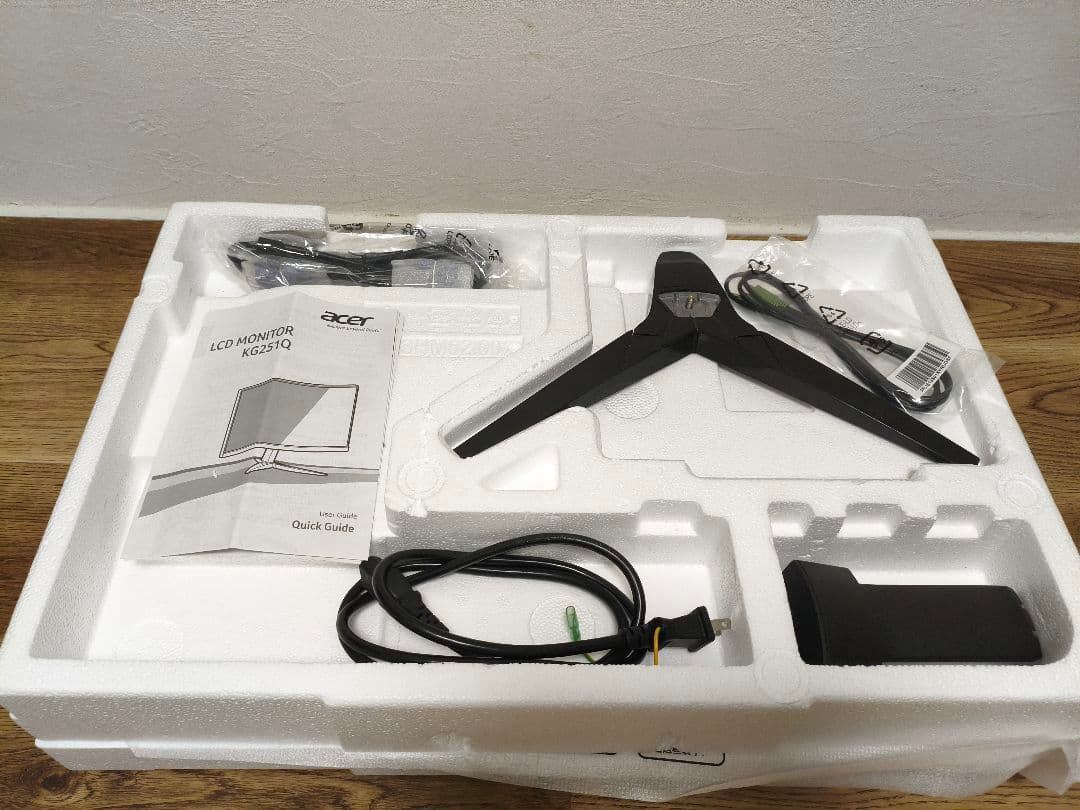 Acer KG251Q 24.5インチ FHDモニター 本体