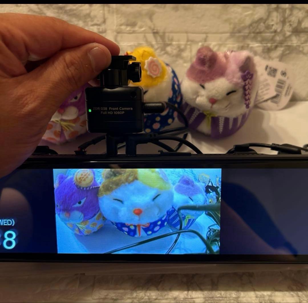 コムテック デジタルインナーミラー ZDR 038