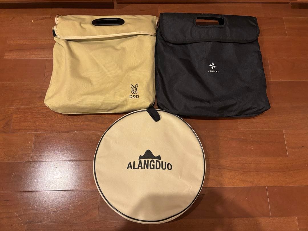 DOD スゴイッス　VENTLAX 2WAY 焚き火チェアワイドTC テーブル