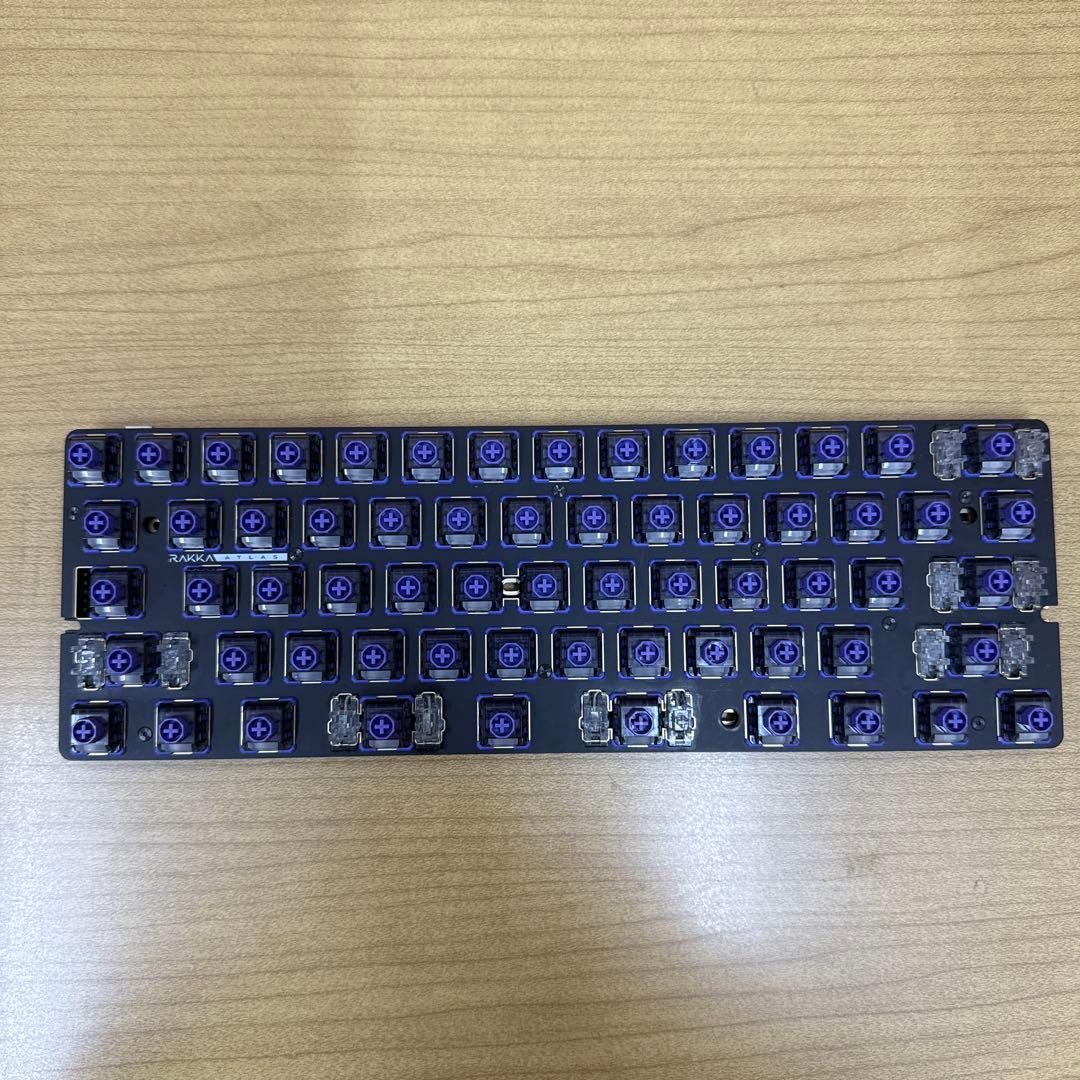 キーボード rakka 60 atlas 2.25+1.25+2.75 split