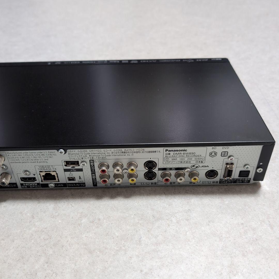 パナソニック DMR-BW890│HDD 1TB ダブルチューナー ブルーレイ