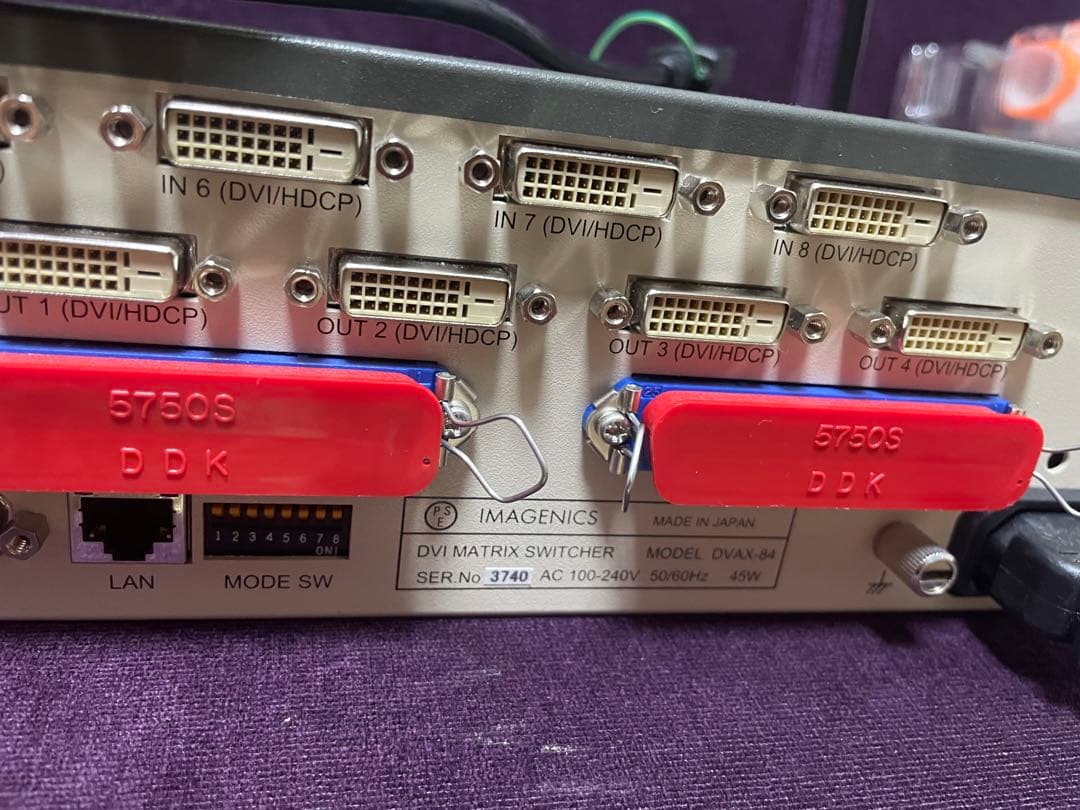 アンプ DVI MATRIX SWITCHER DVAX-84