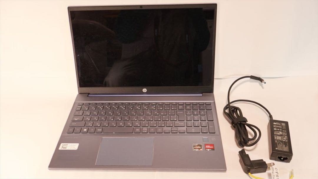 HP ノートPC グレー ACアダプター付き