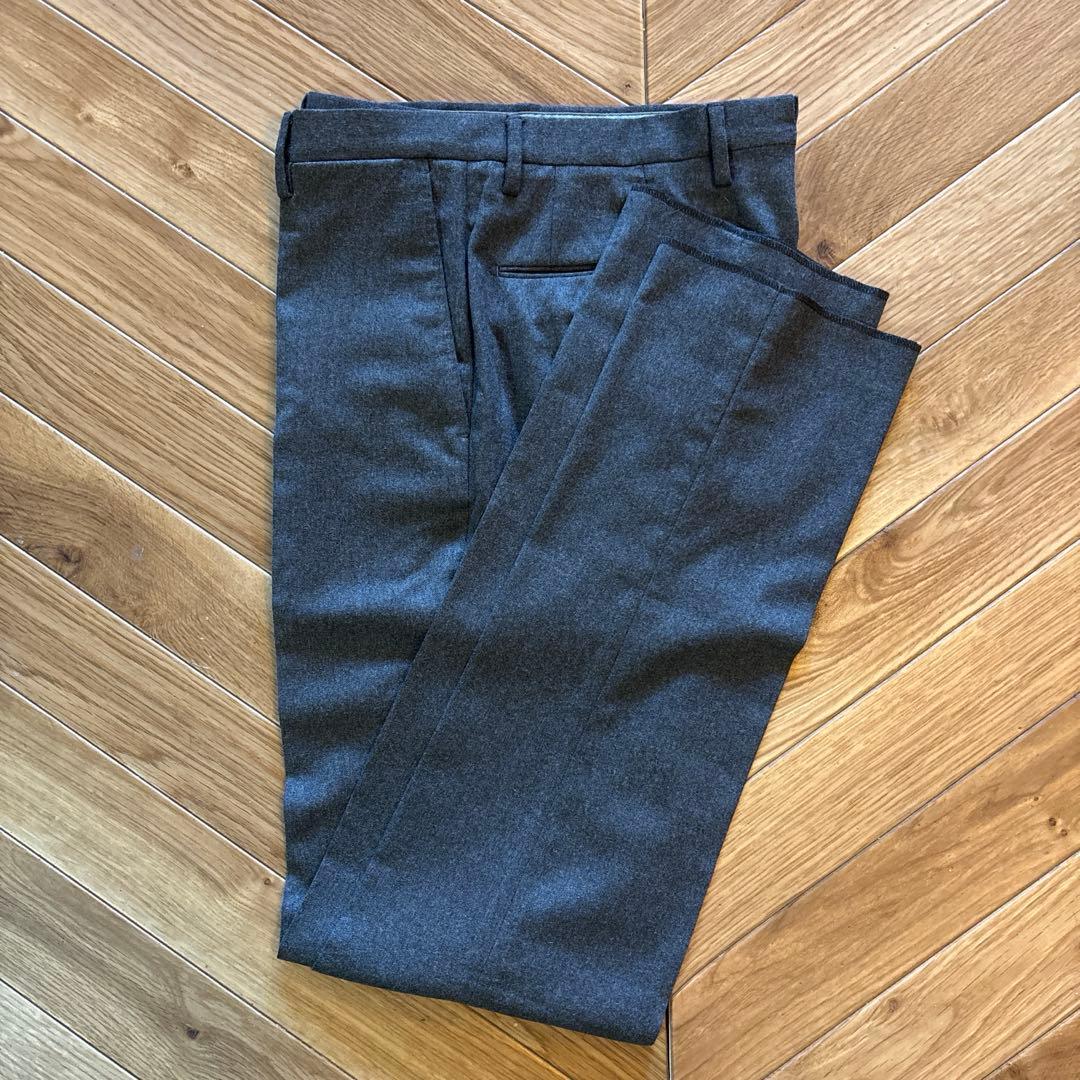 未使用品 INCOTEX スラックス グレー 46サイズ M