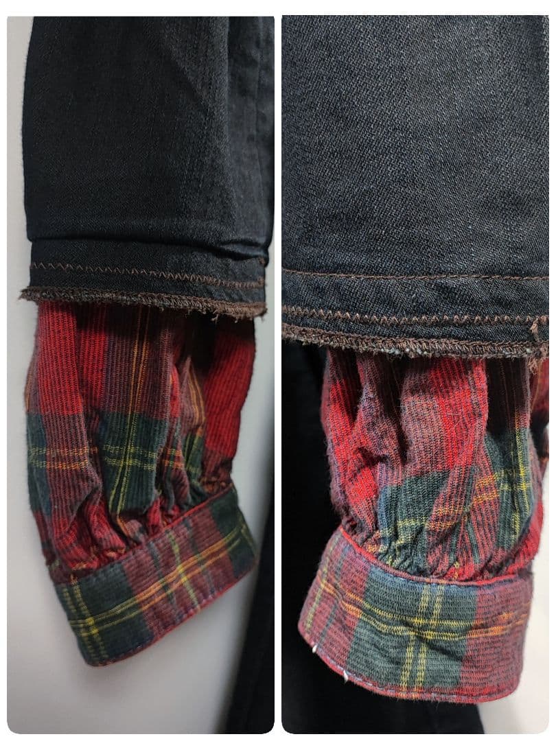 レア 90s 00s マリテフランソワジルボー ワンピース インディゴ チェック