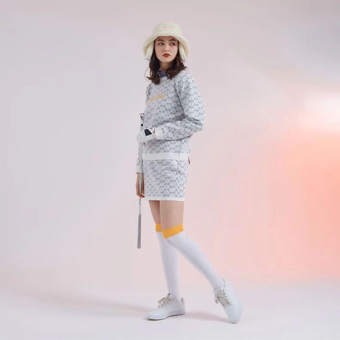 ウィメンズ GMジャガードニットスカート オフホワイト　XS